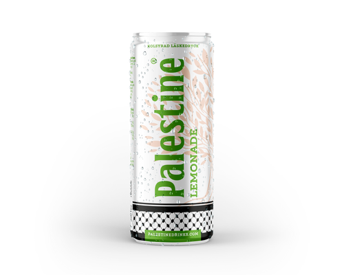 Caja de 24 latas de Palestine Lemon Lime - refresco de limón y lima Palestine Drinks