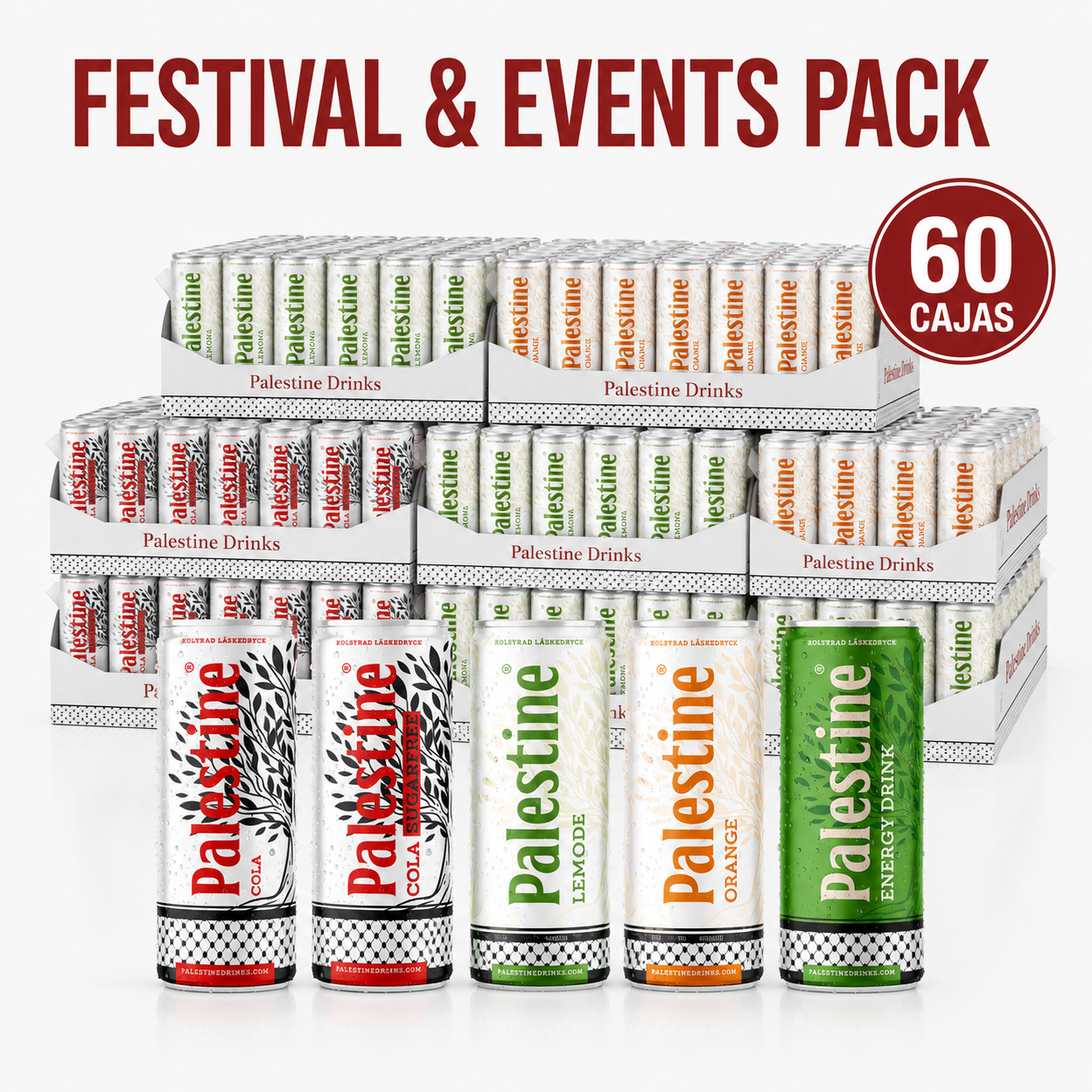 Paquete Festival L — 60 Cajas (1.440 Latas)